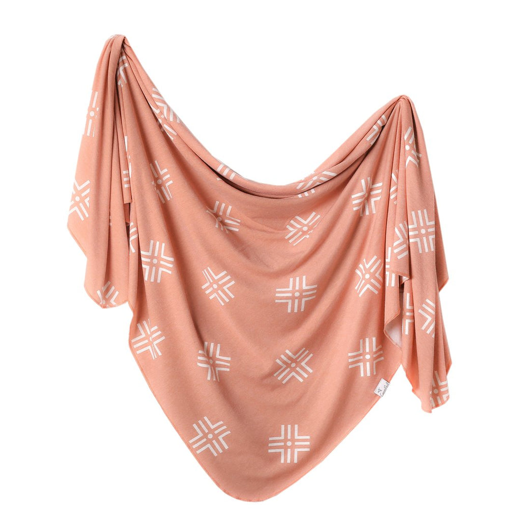 Copper Pearl Print Swaddle