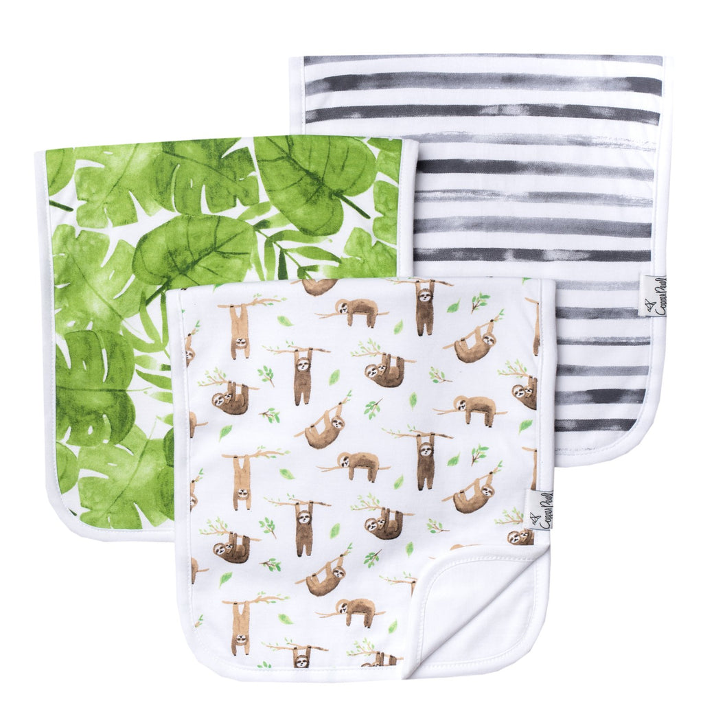 Copper Pearl 3-Pack Burp Cloths