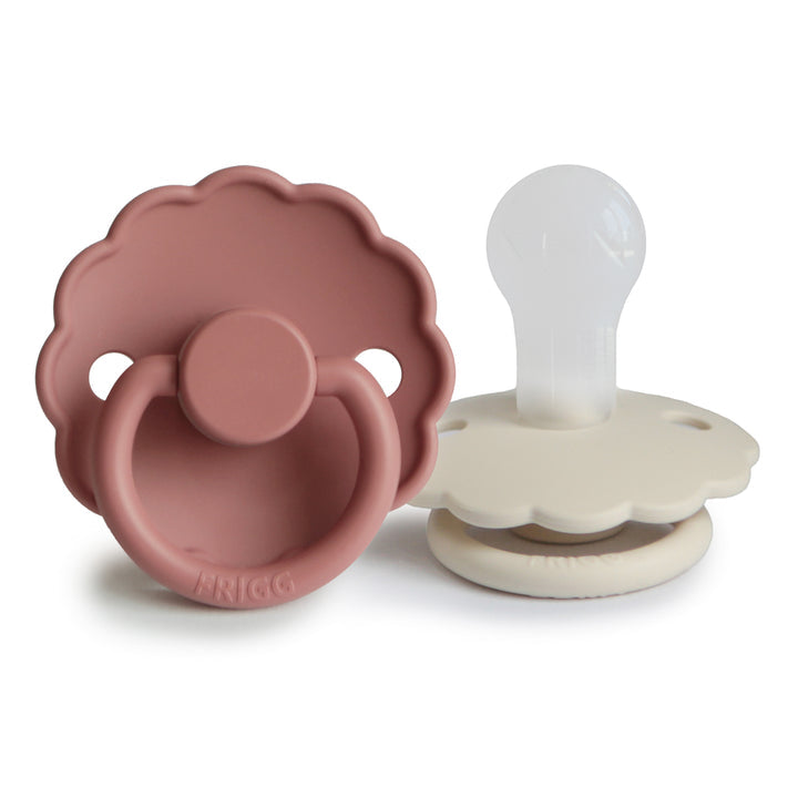 2-Pack Daisy Silicone Pacifiers