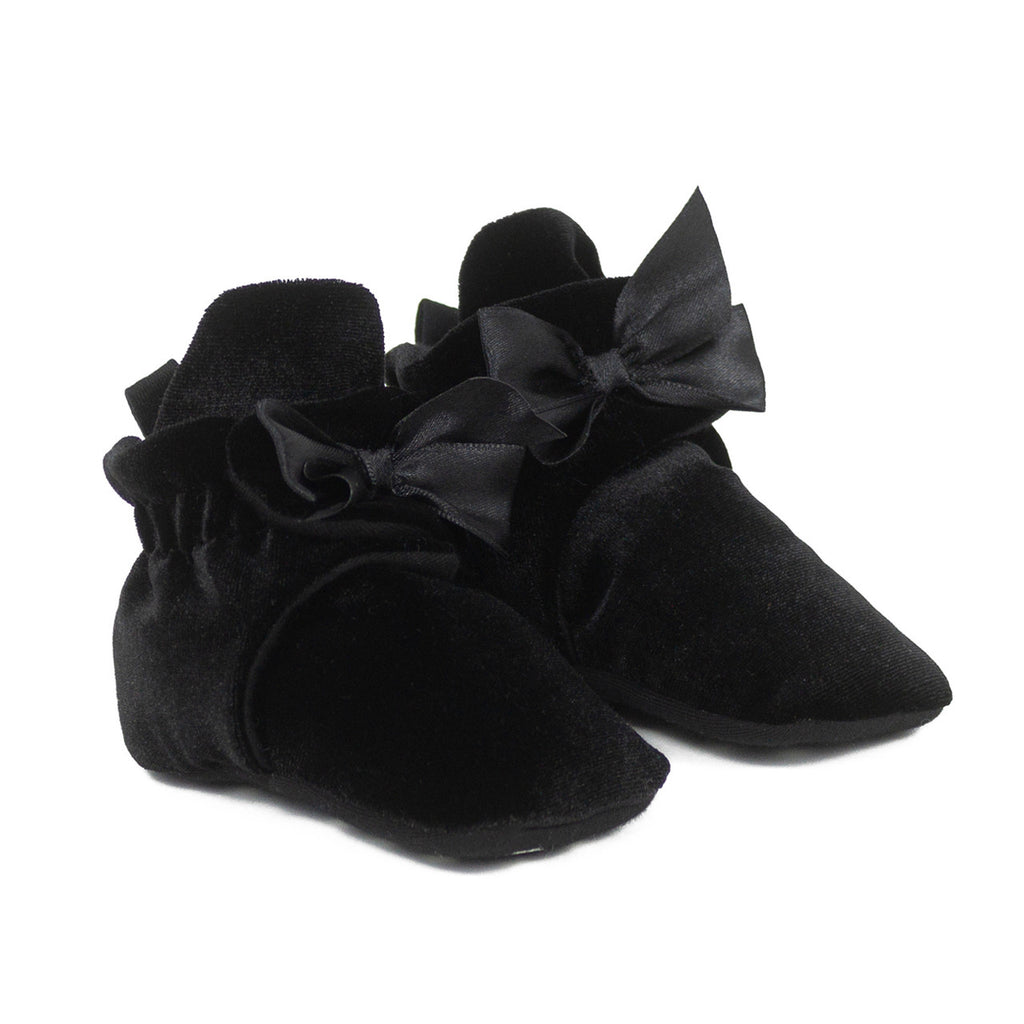Holiday Bow Snap Booties