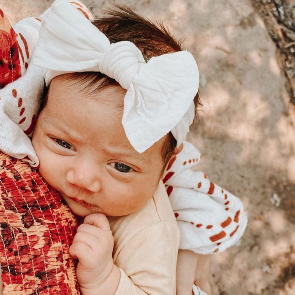 Baby online bling knot