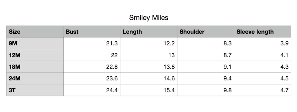 Smiley Myles 2 Piece