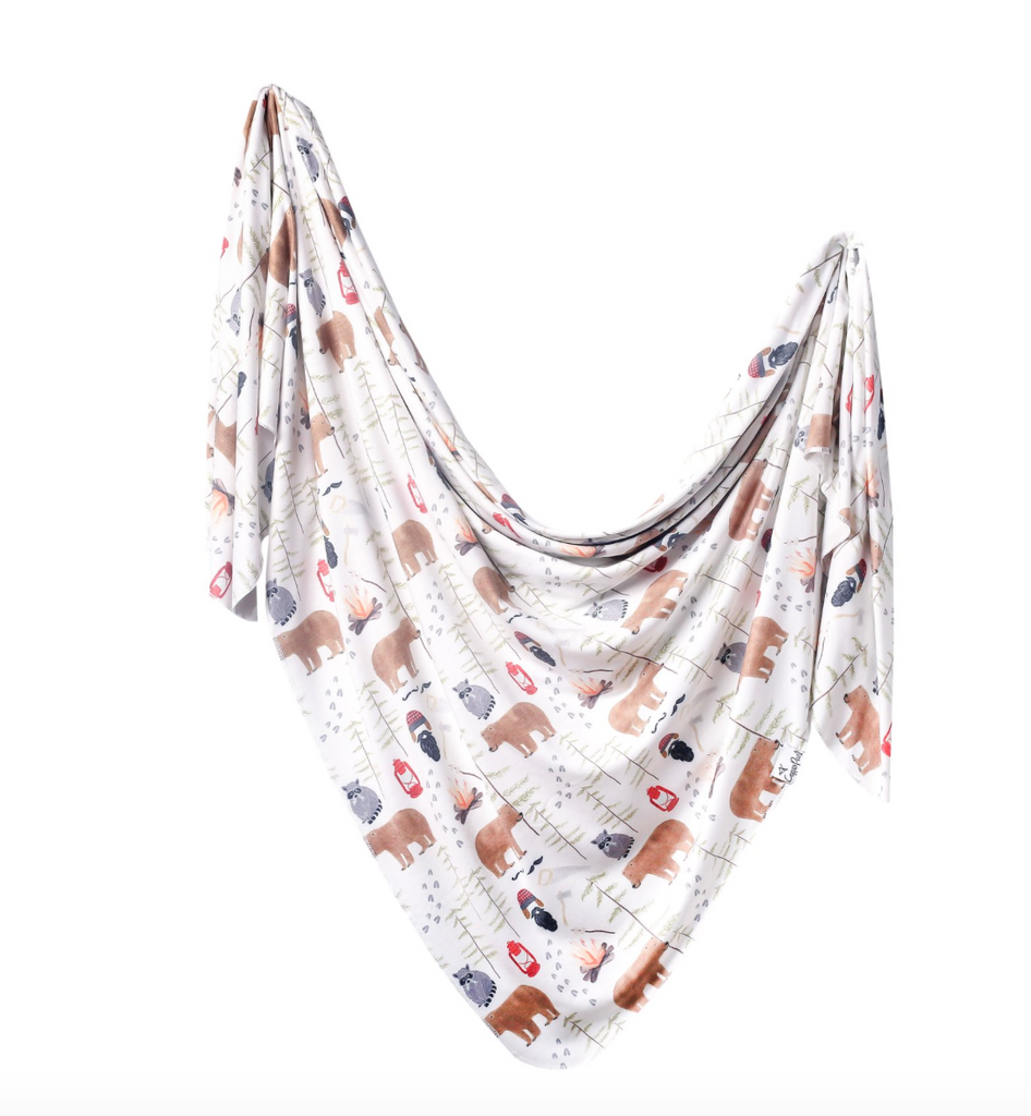 Copper Pearl Print Swaddle