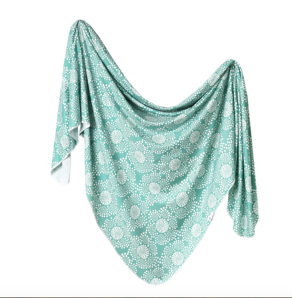 Copper Pearl Print Swaddle