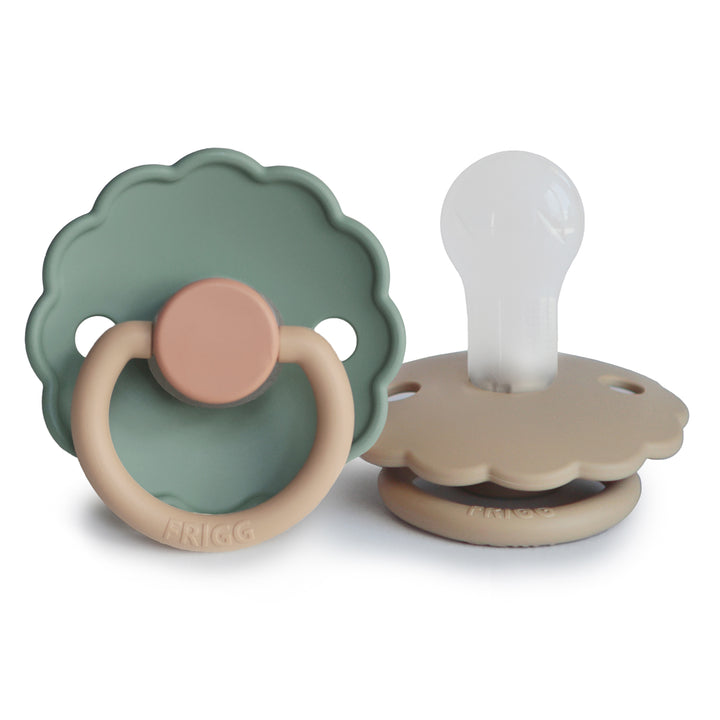 2-Pack Daisy Silicone Pacifiers