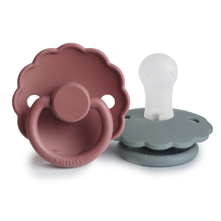 2-Pack Daisy Silicone Pacifiers