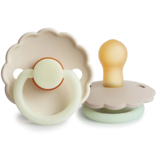 2-Pack Daisy Natural Pacifiers