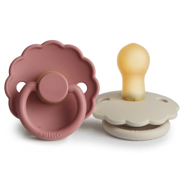 2-Pack Daisy Natural Pacifiers