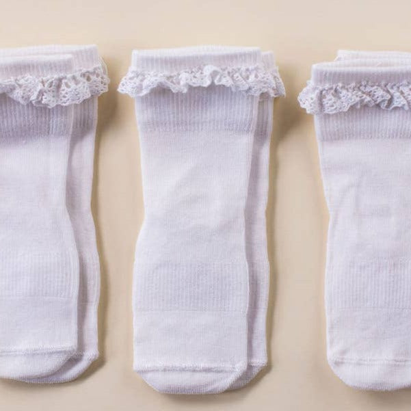 White Comfort Squid Socks