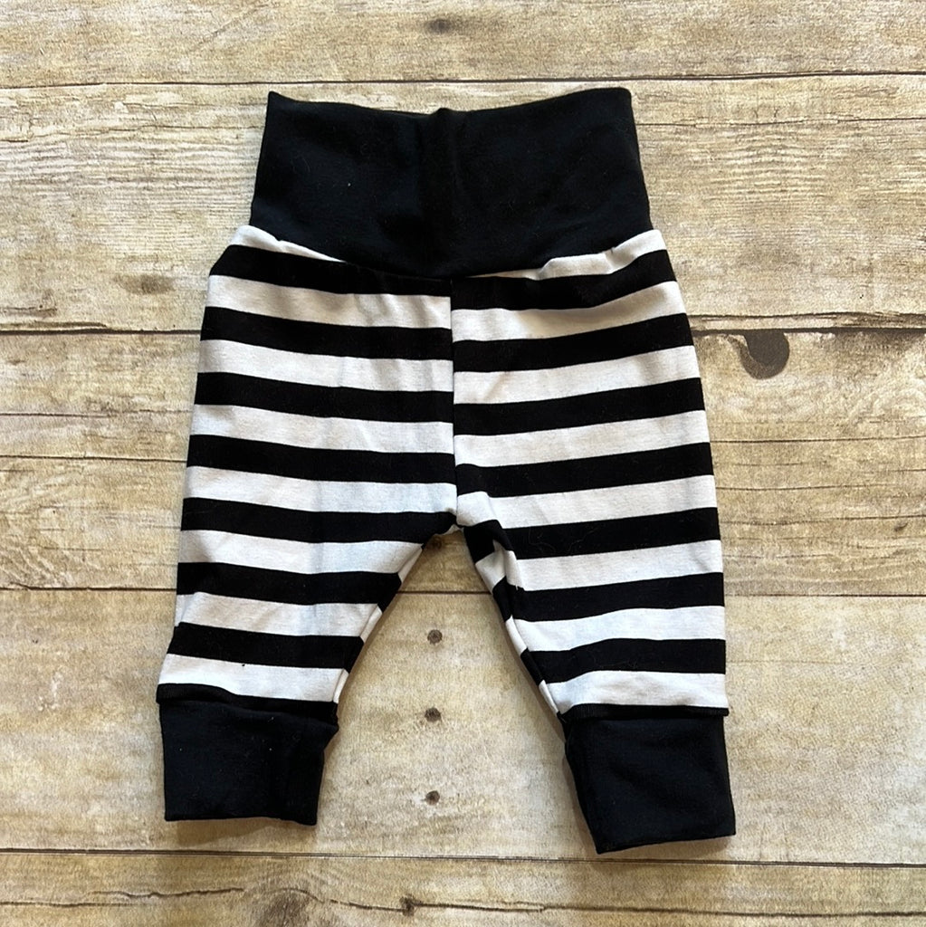 Black & White Thick Stripe Legging