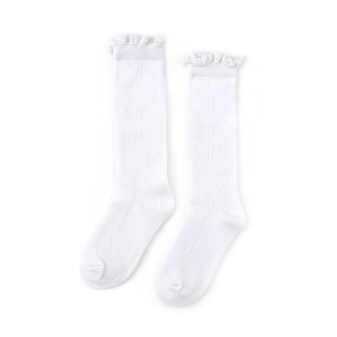 Fancy Lace Knee High Socks