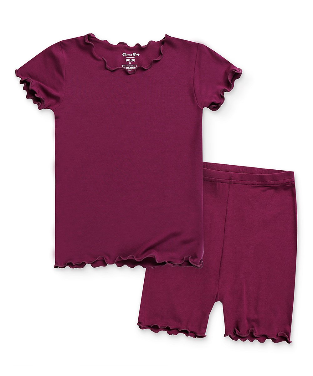 Ruffled Pajama Shorts Set